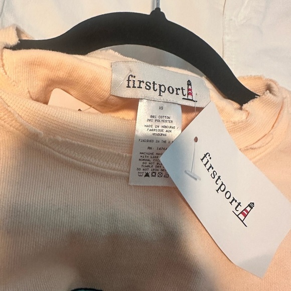 Firstport Weathered Series Fisher Island
Crewneck Creamsicle NWT - Picture 3 of 4